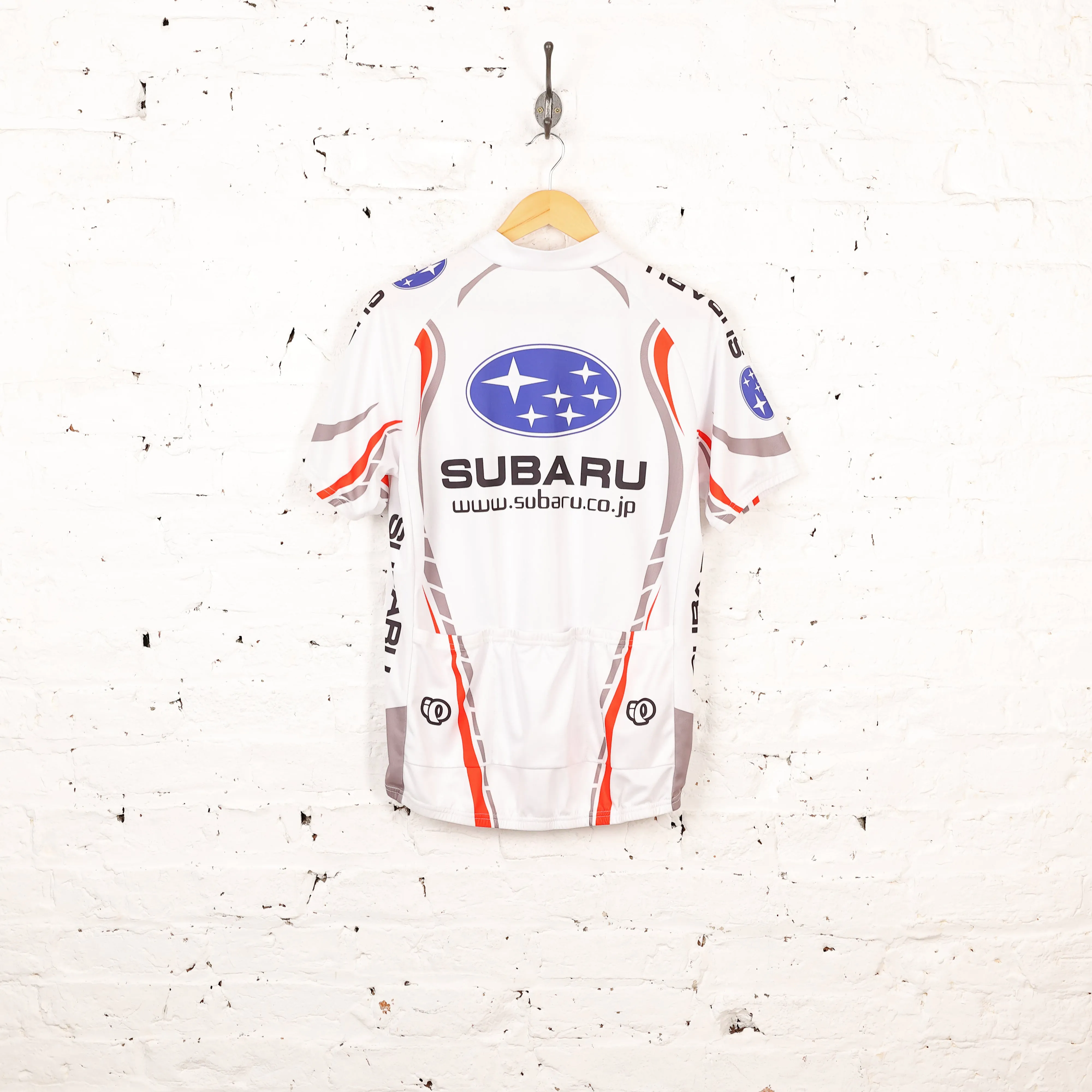 Pearl Izumi Subaru Team Cycling Top Jersey - White - XL