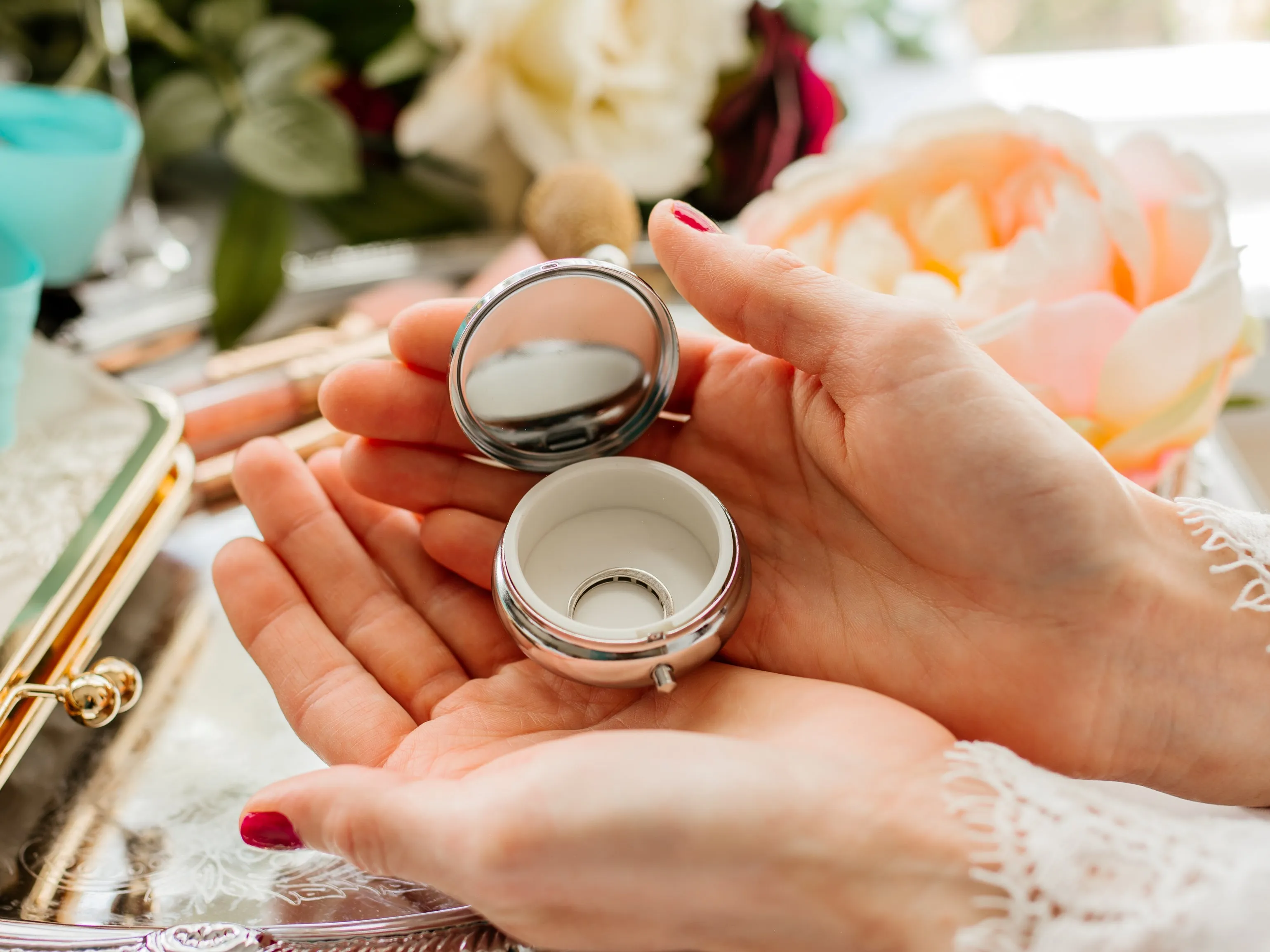 Personalized Ornate Pill Box