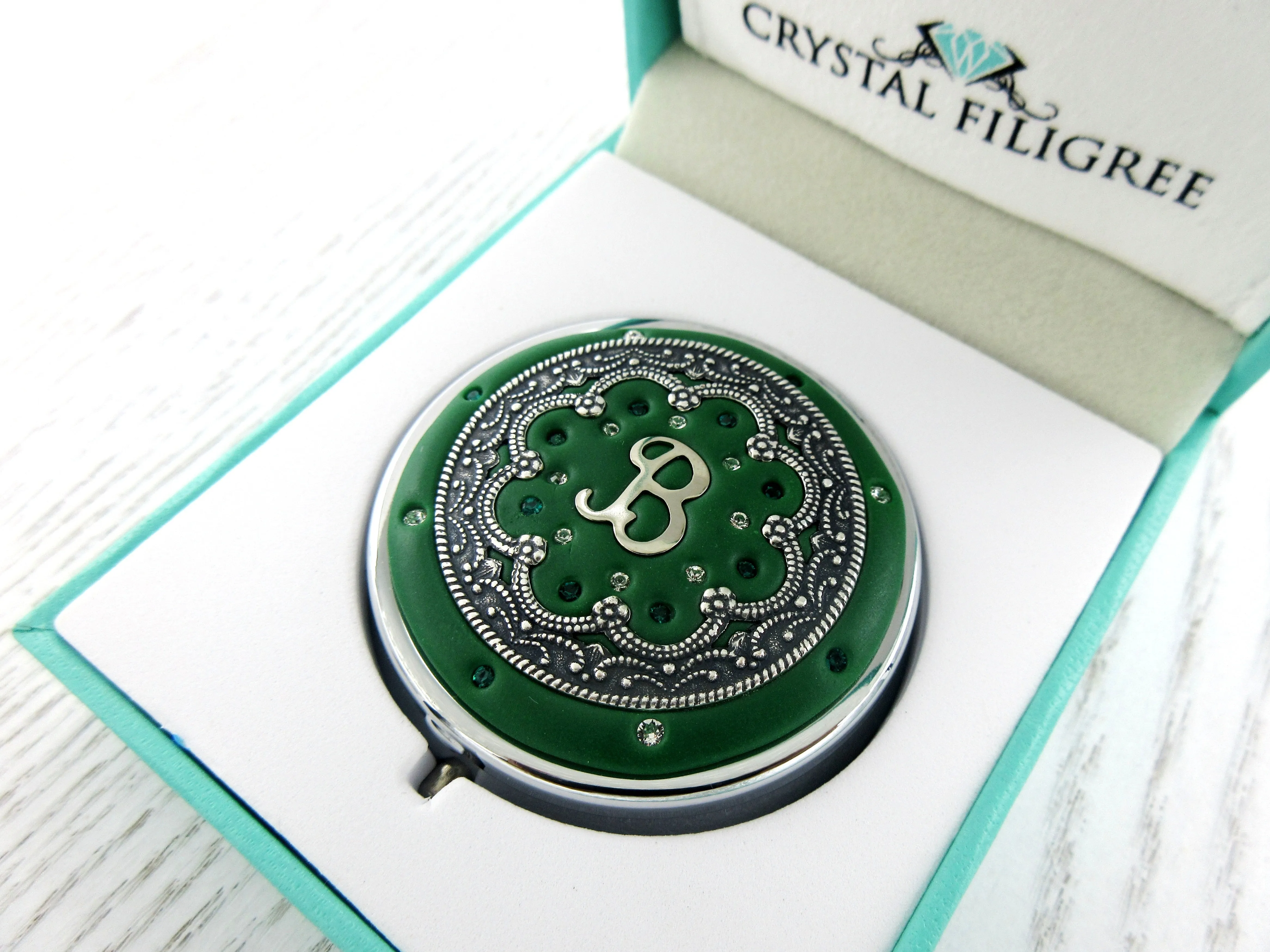Personalized Ornate Pill Box