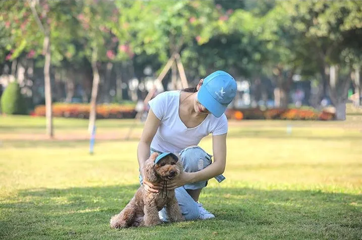 Pet outdoor picnic trip parent-child cap