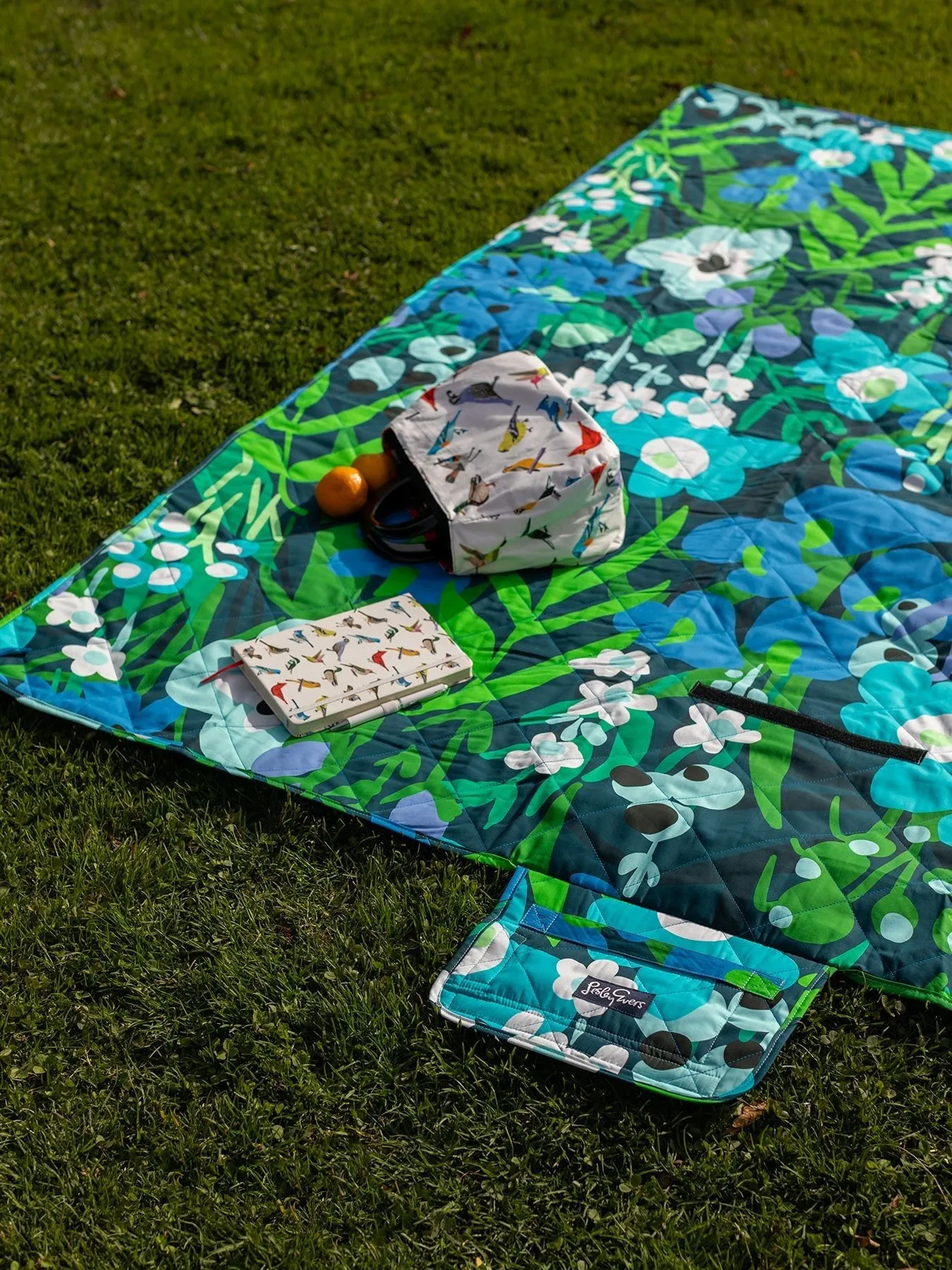 PICNIC BLANKET Garden Oasis Blue