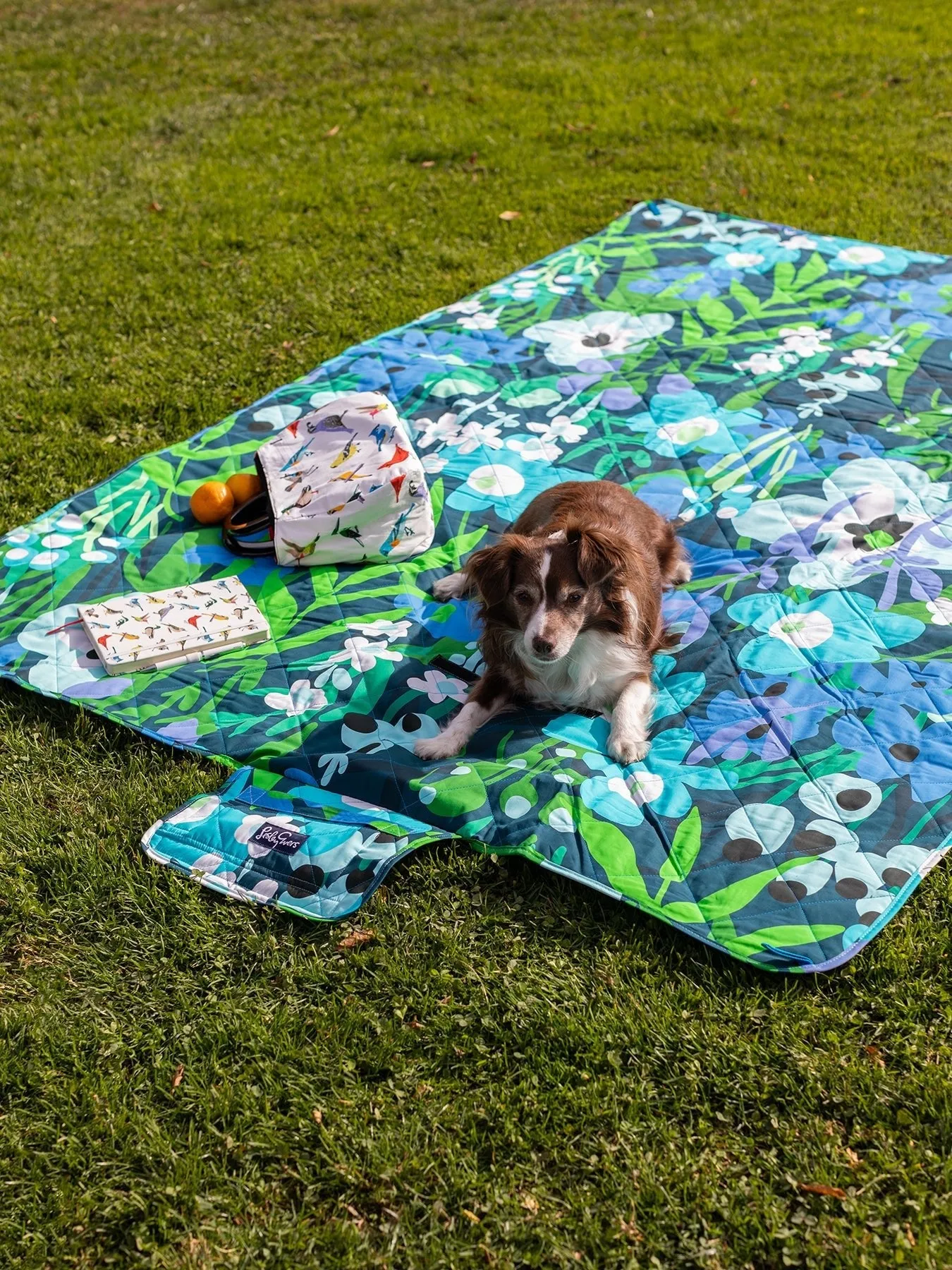 PICNIC BLANKET Garden Oasis Blue