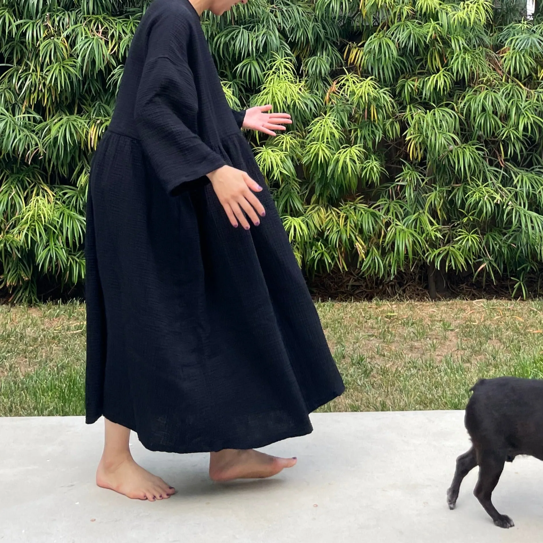 Picnic Dress Black