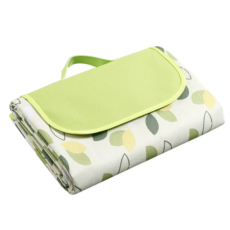 Picnic mat damp proof mat beach tent mat outdoor lattice portable folding Oxford cloth picnic mat