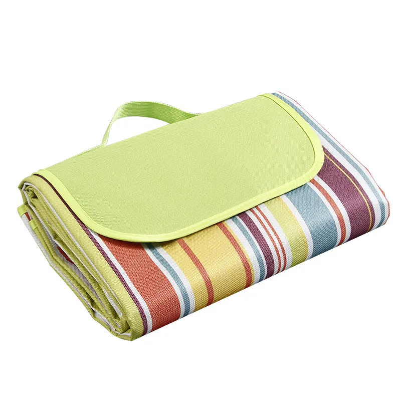 Picnic mat damp proof mat beach tent mat outdoor lattice portable folding Oxford cloth picnic mat