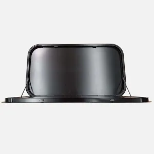 Picnic Table Black 800X450mm Complete With Chrome Lock.with Backing Plate
