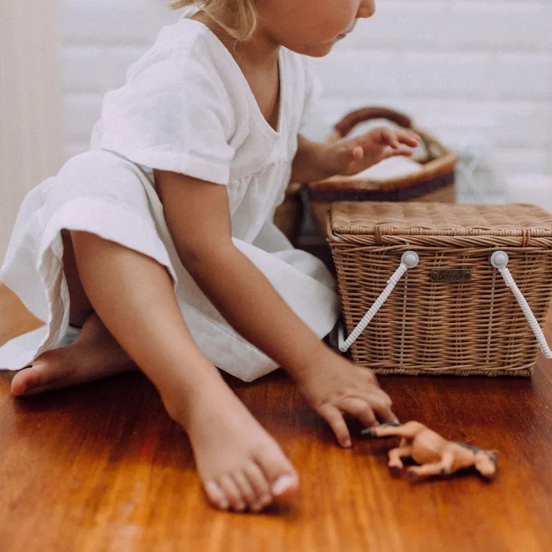 Piki Rattan Basket by Olliella