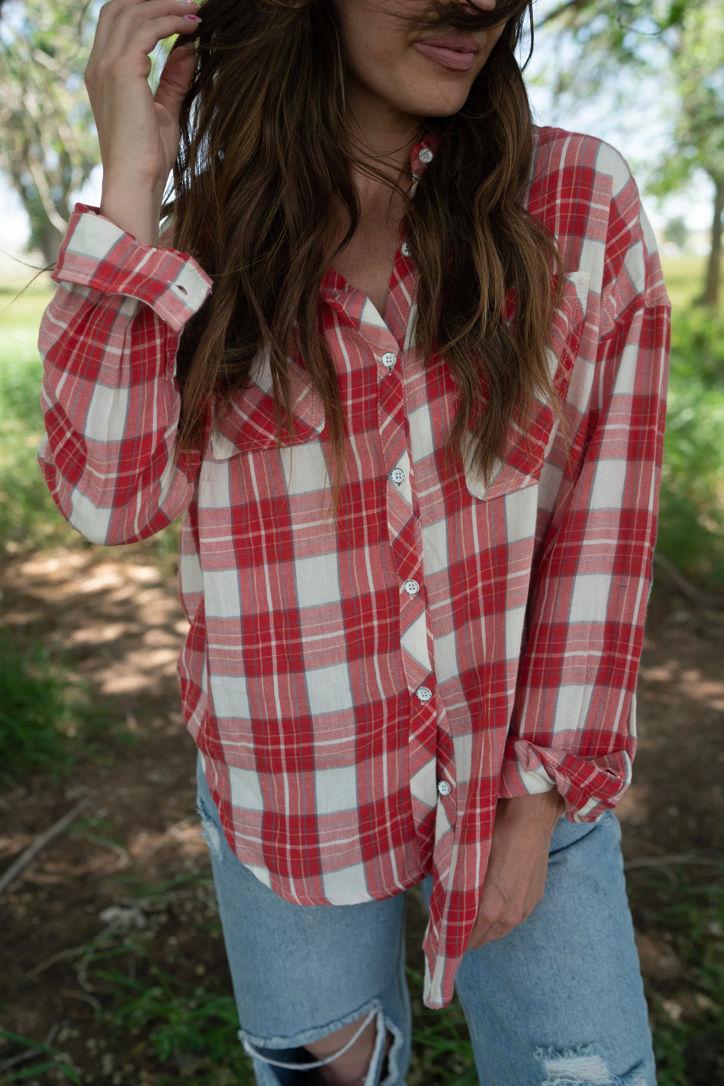 Plaid Picnic Button Up