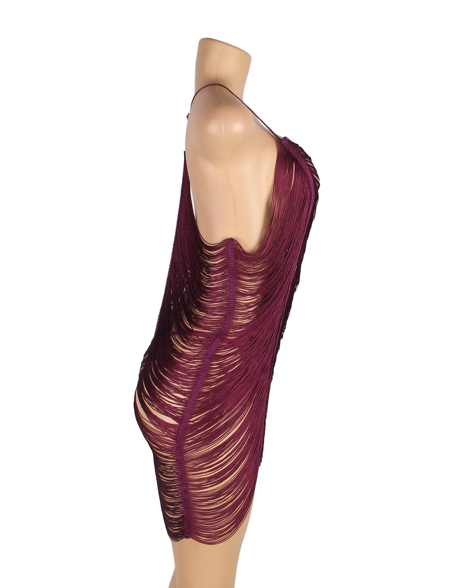 Plus Size Tassel Hollow Sexy Egypt Beach Babydoll