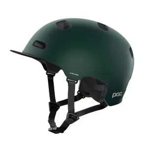 POC Crane Mips Helmet - Moldanite Green Matt -