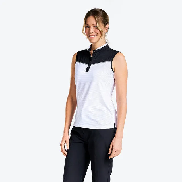 POLO SANS MANCHES NIVO UNICE MOCK