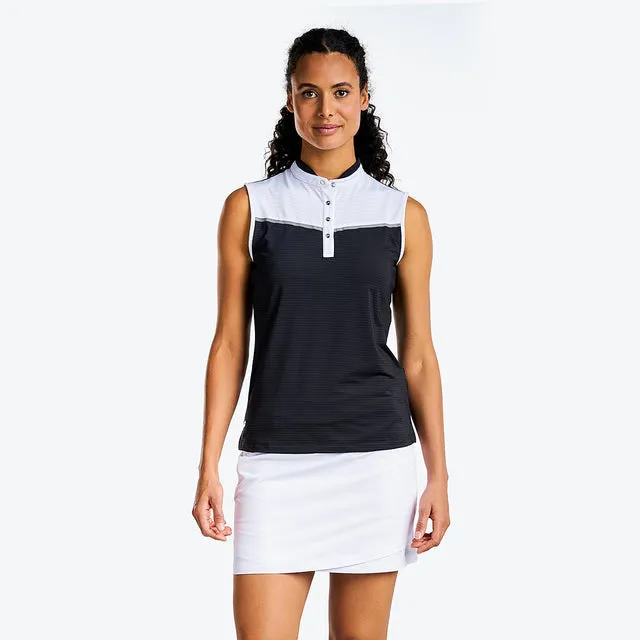 POLO SANS MANCHES NIVO UNICE MOCK