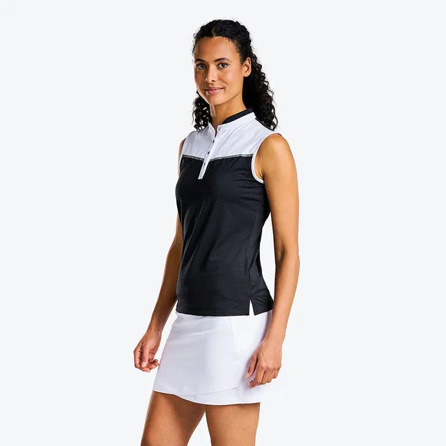 POLO SANS MANCHES NIVO UNICE MOCK