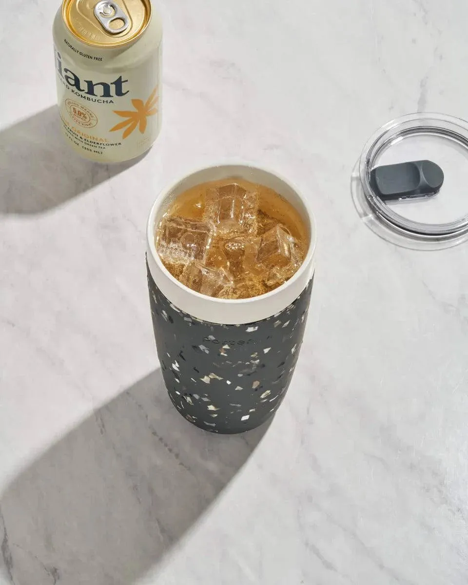 Porter Insulated Tumbler 20oz Charcoal Terrazzo
