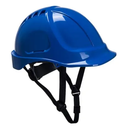 Portwest Endurance Plus Safety Helmet Wheel Ratchet 4 point chinstrap (EN 50365) PS54