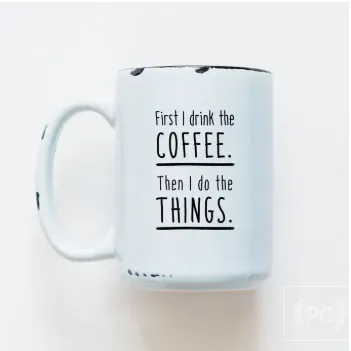 Prairie Chick - Ceramic Mug | First I Drink The Coffee