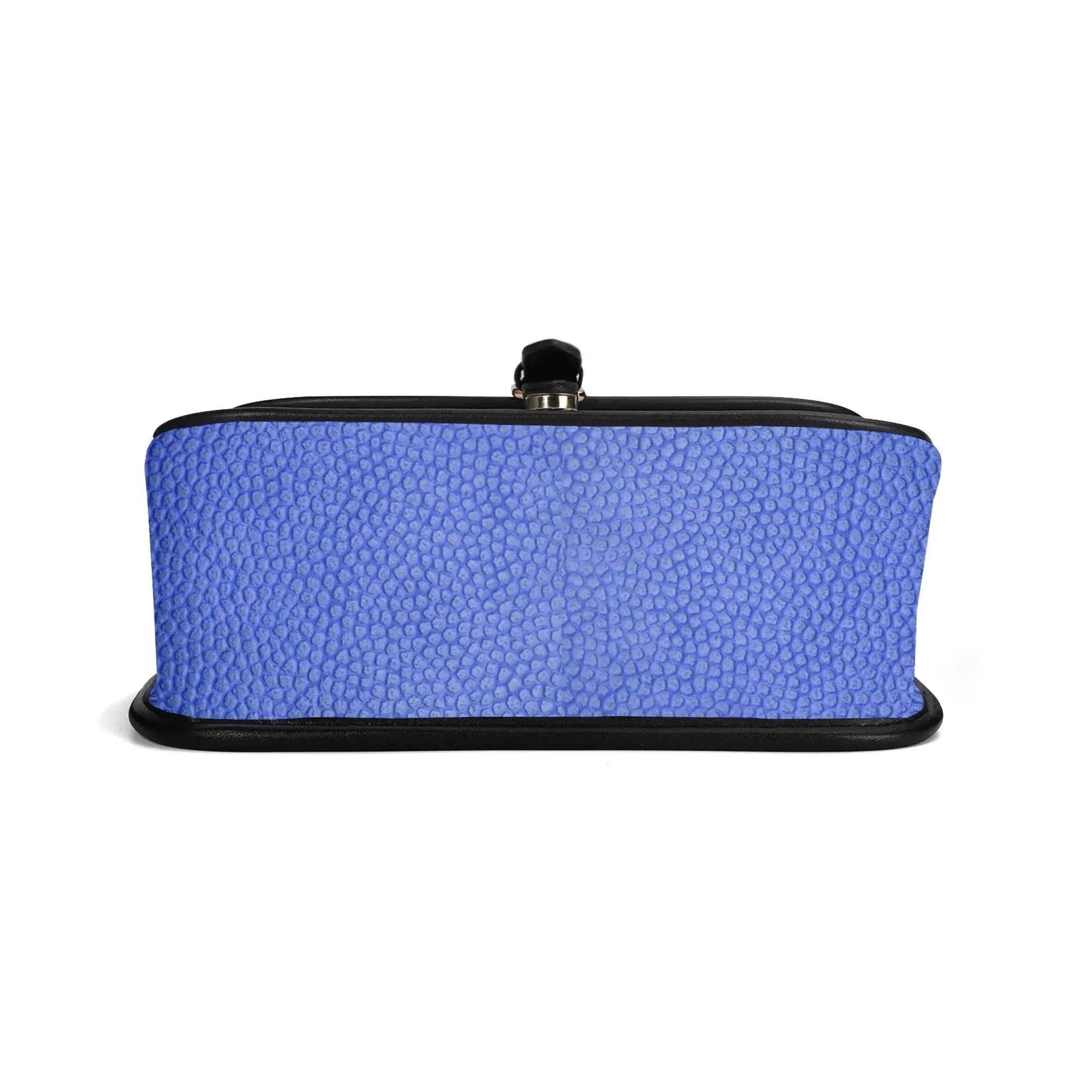 Printed PU Leather Chain Accent Shoulder Bag
