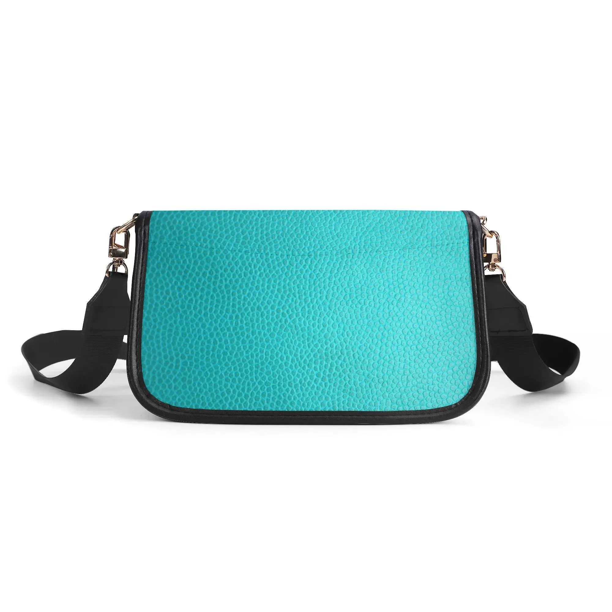Printed PU Leather Chain Accent Shoulder Bag