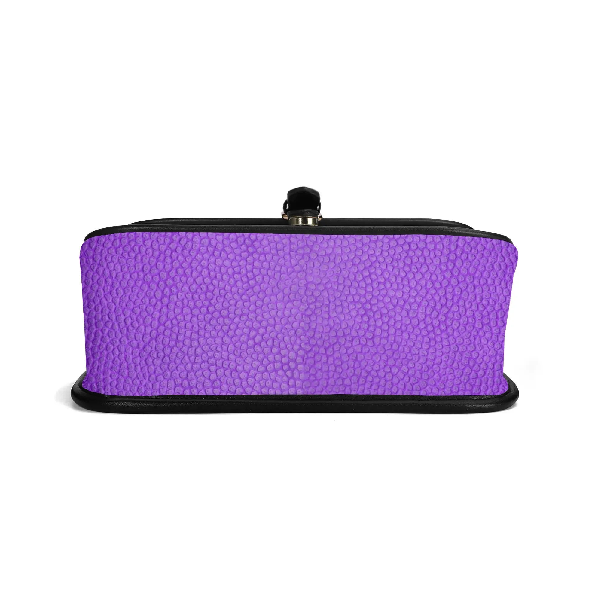 Printed PU Leather Chain Accent Shoulder Bag