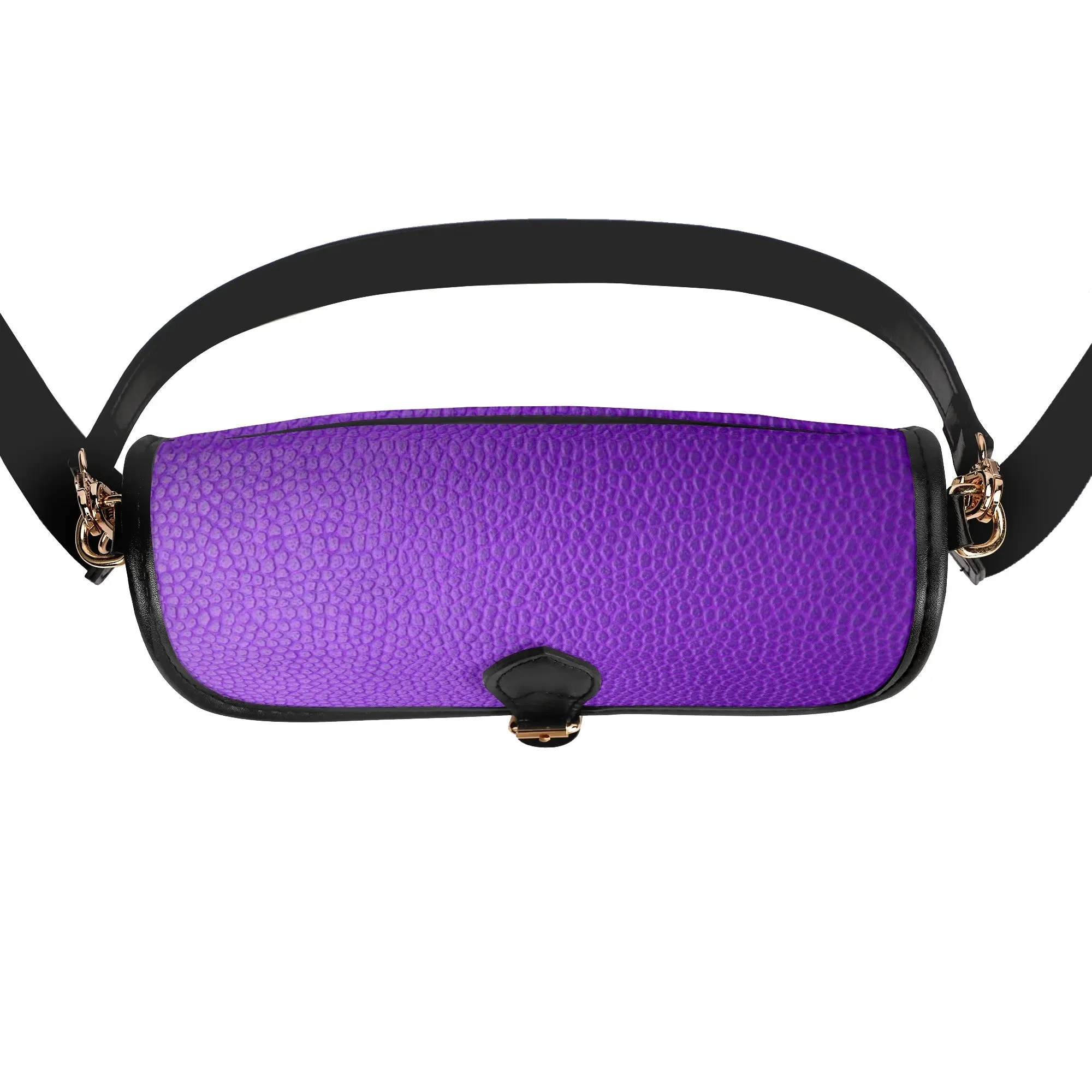 Printed PU Leather Chain Accent Shoulder Bag