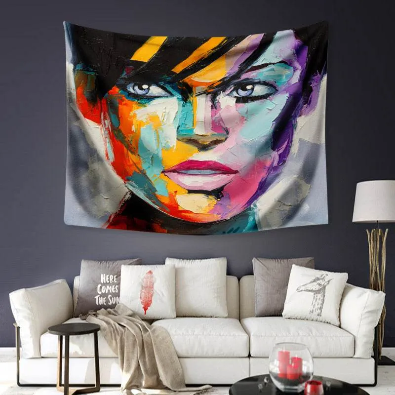 Printed wall hanging beach blanket