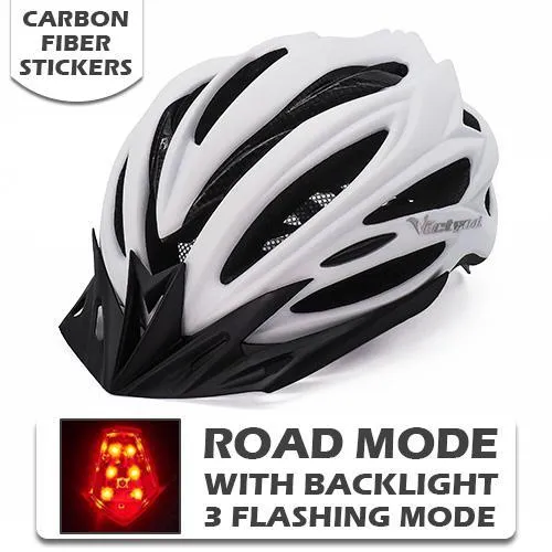 Pro Bicycle Helmets With LED Back Light