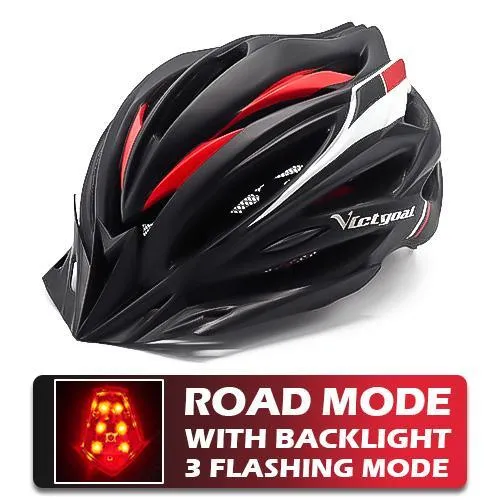 Pro Bicycle Helmets With LED Back Light