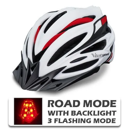 Pro Bicycle Helmets With LED Back Light