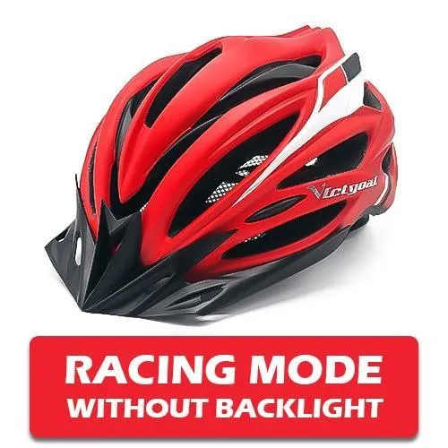 Pro Bicycle Helmets With LED Back Light