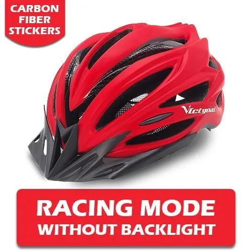 Pro Bicycle Helmets With LED Back Light