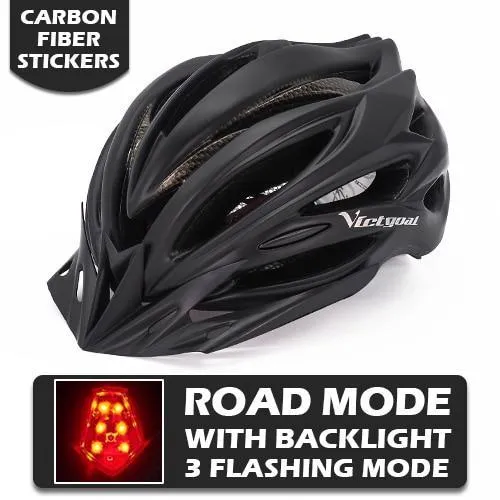 Pro Bicycle Helmets With LED Back Light