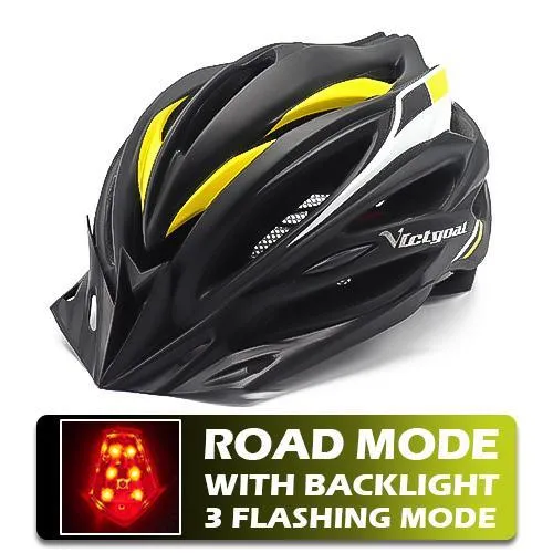 Pro Bicycle Helmets With LED Back Light