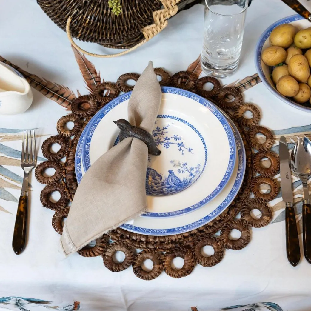 Quail China Dinner Plate