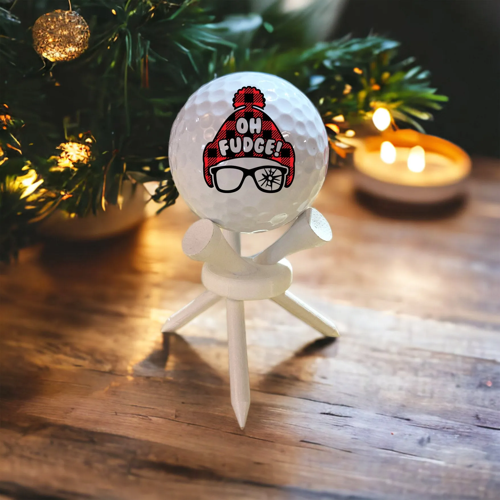 "Oh Fudge" Golf Balls | Hilarious Christmas Story Inspired Golfing Gift