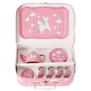 Rainbow Unicorn Picnic Box Tea Set