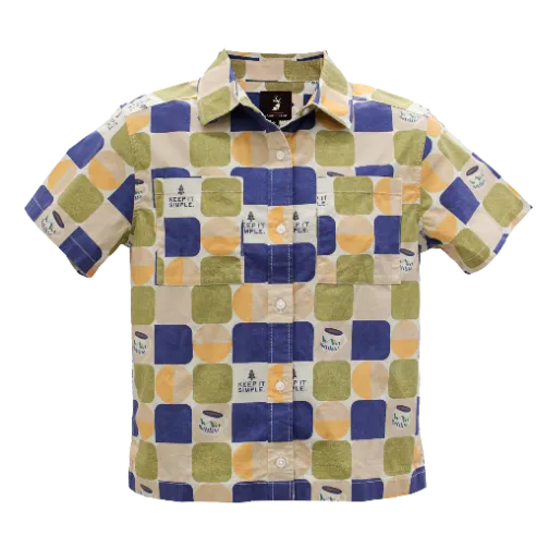 Retro Picnic Women's Camp Shirt