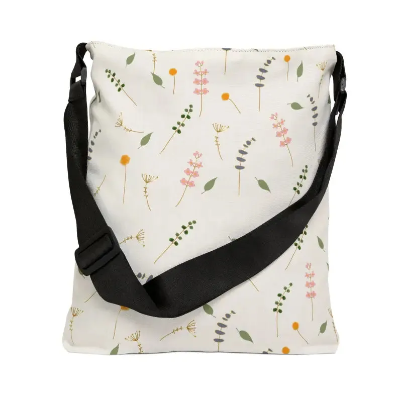 Rock your Look with Minimalistic Leaf Adjustable Tote