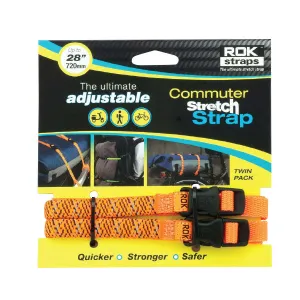 ROK STRAP 1/2X28" ORG REFLEC