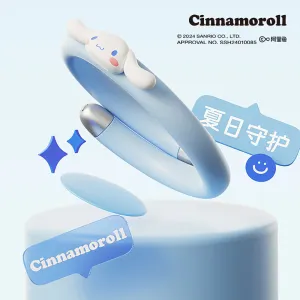 Sanrio Mosquito Repellent Essential Oil Bracelet - Cinnamoroll with 6 Oil Sticks