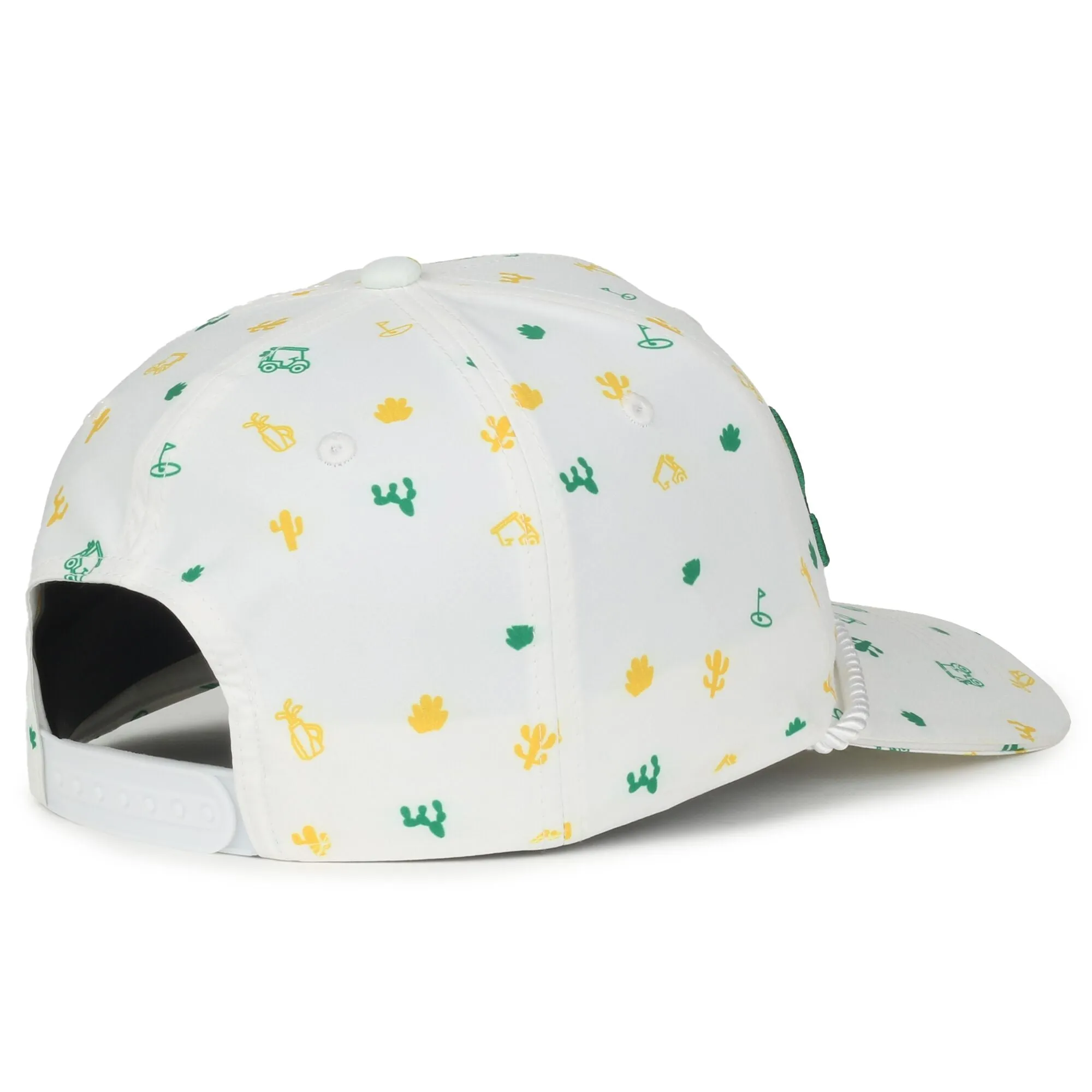 Scottsdale White Golf Hat with Logos