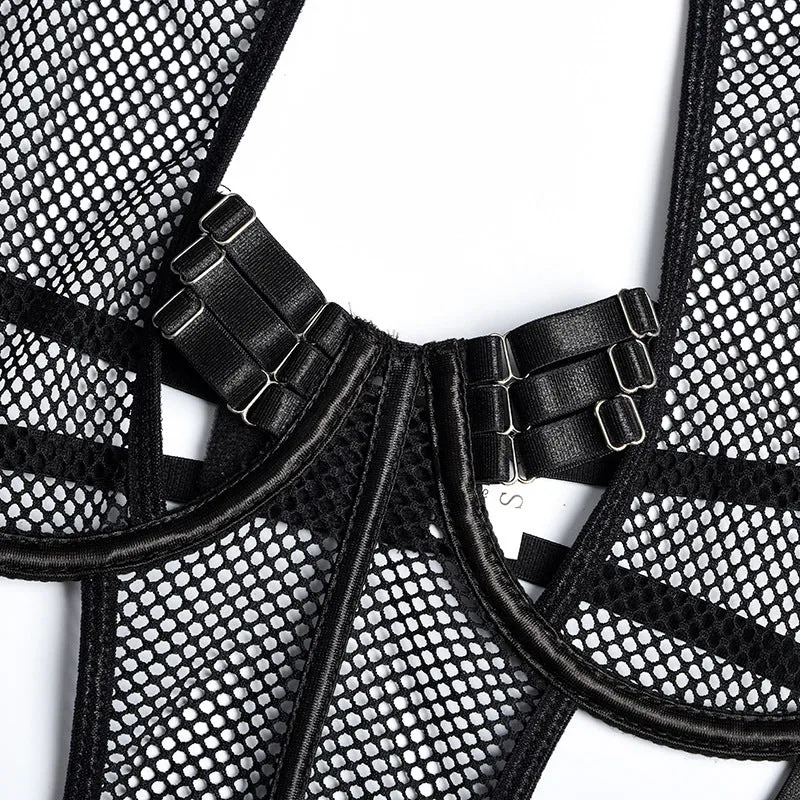 Sensual Bandage Mesh Lingerie