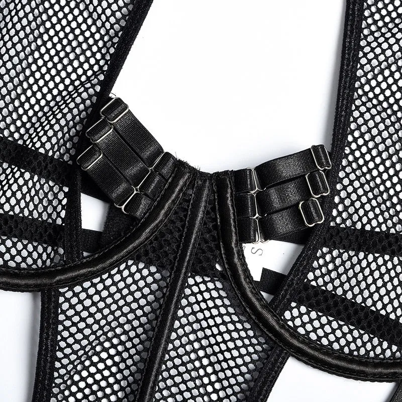 Sensual Bandage Mesh Lingerie