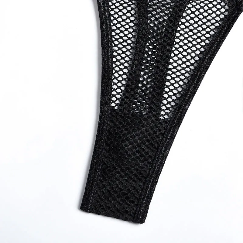 Sensual Bandage Mesh Lingerie