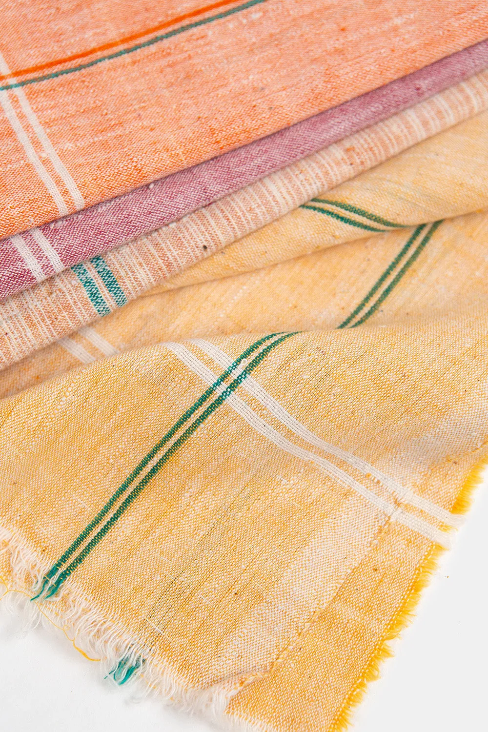 Set Of 4 Khadi Cotton Picnic Napkins