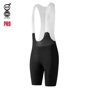 SKULL MONTON WOMENS BIB SHORTS MINIMA BLACK GRAY