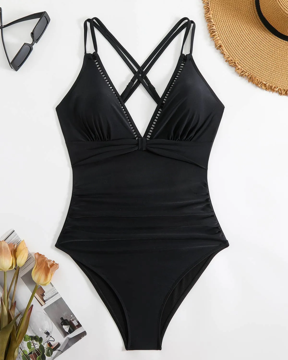 SLIM® X-Support Halter Swimsuit