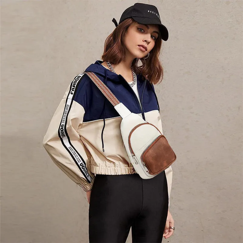 Small Faux Leather Women's Sling Bag