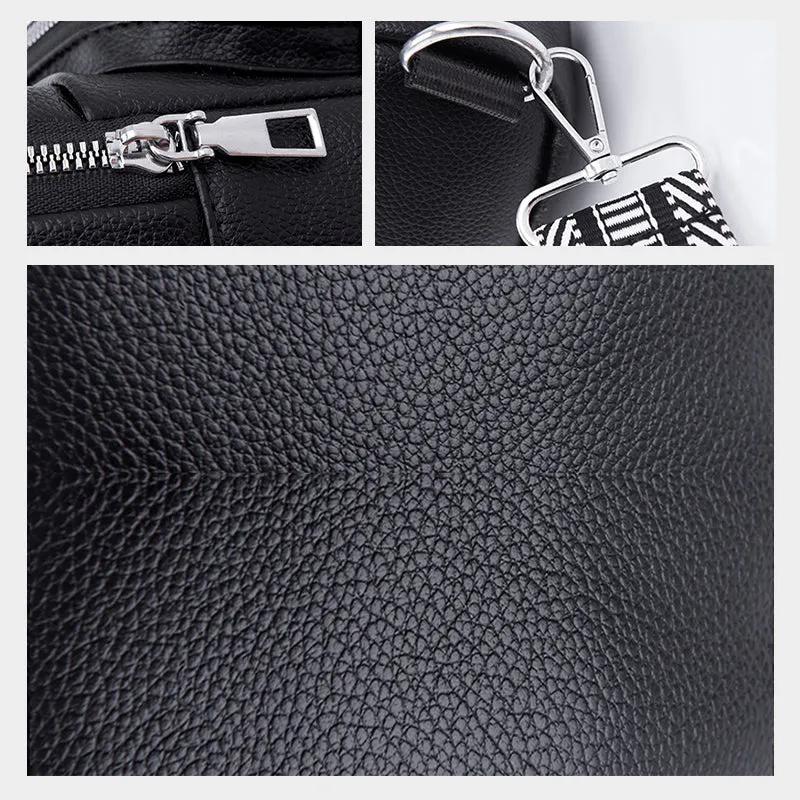 Small Faux Leather Women's Sling Bag