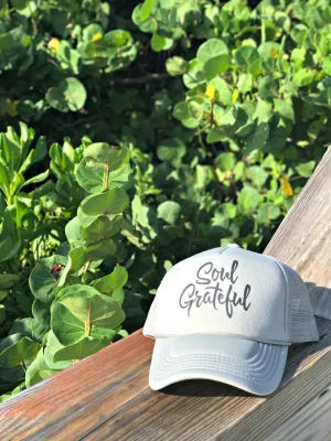 Soul Grateful Foam Trucker Hat (Light Gray)