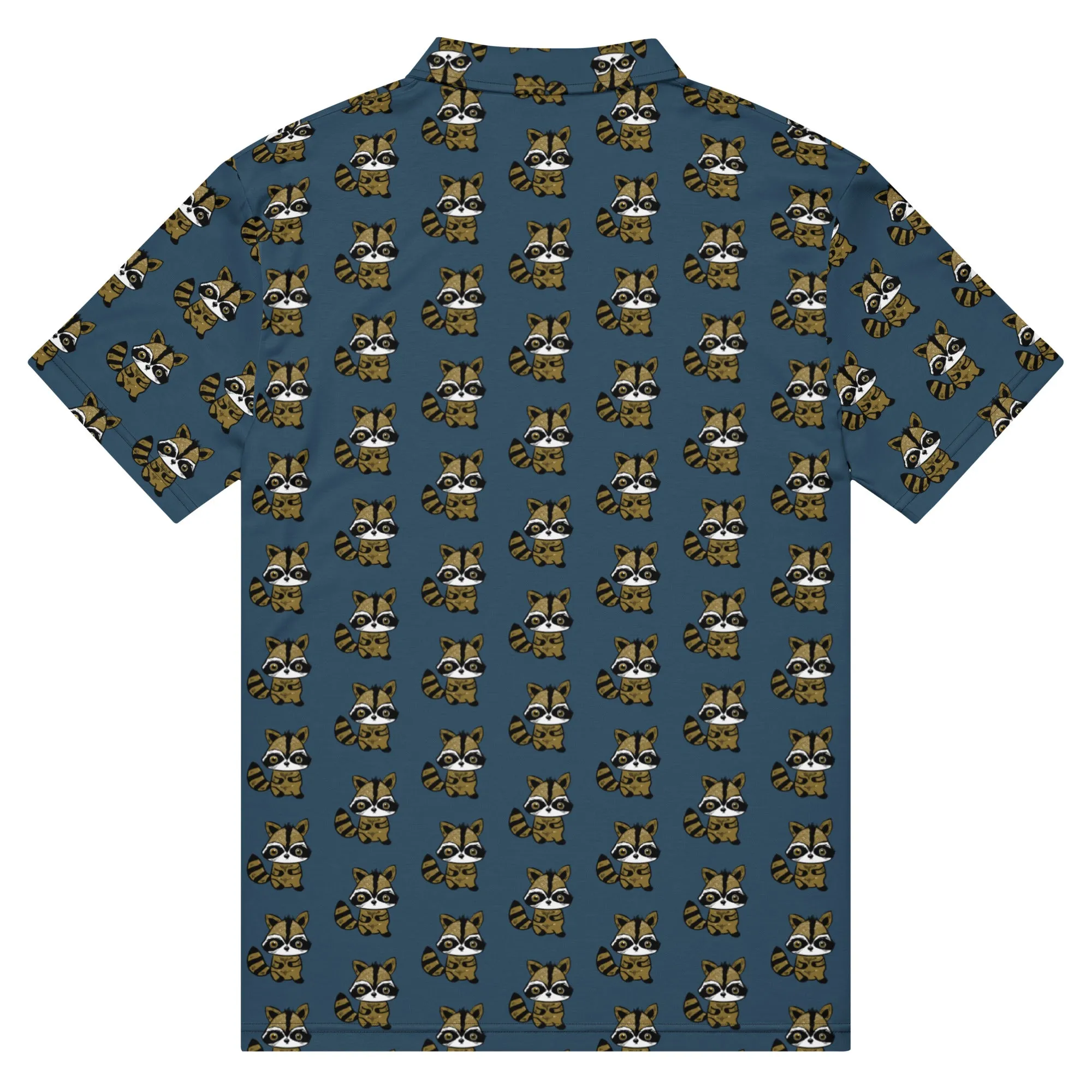 Spoogy the Raccoon Men’s slim fit polo